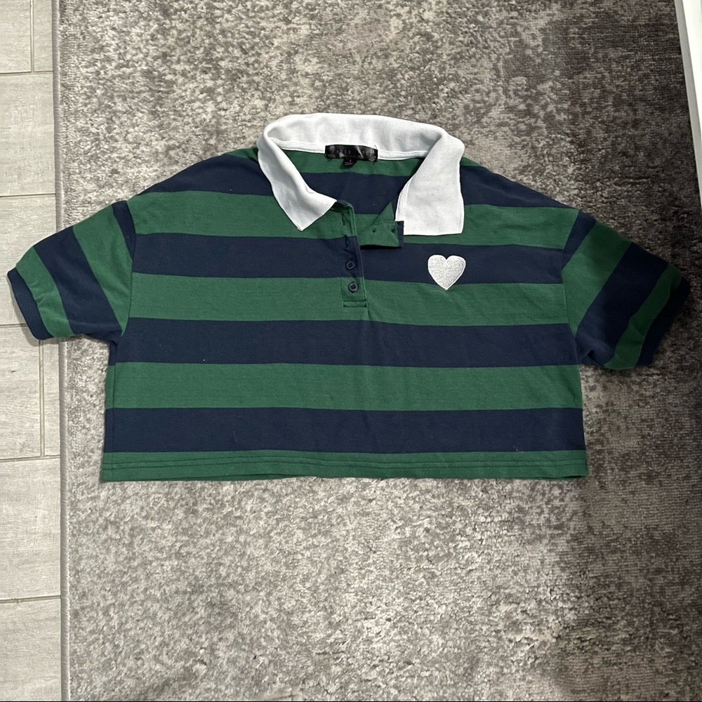 Crop Polo Shirt